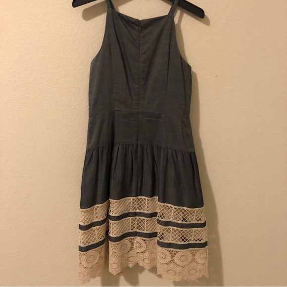 ANN TAYLOR DRESS EXTERIOR 100 % COTTON - Picture 8 of 9